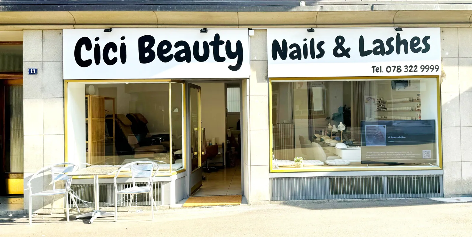 Cici Beauty an der Bahnhofstrasse 13 heute