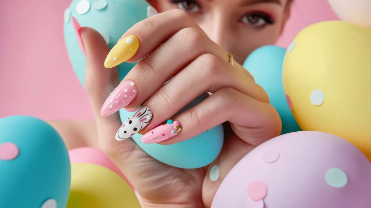 Maniküre mit Nageldesign